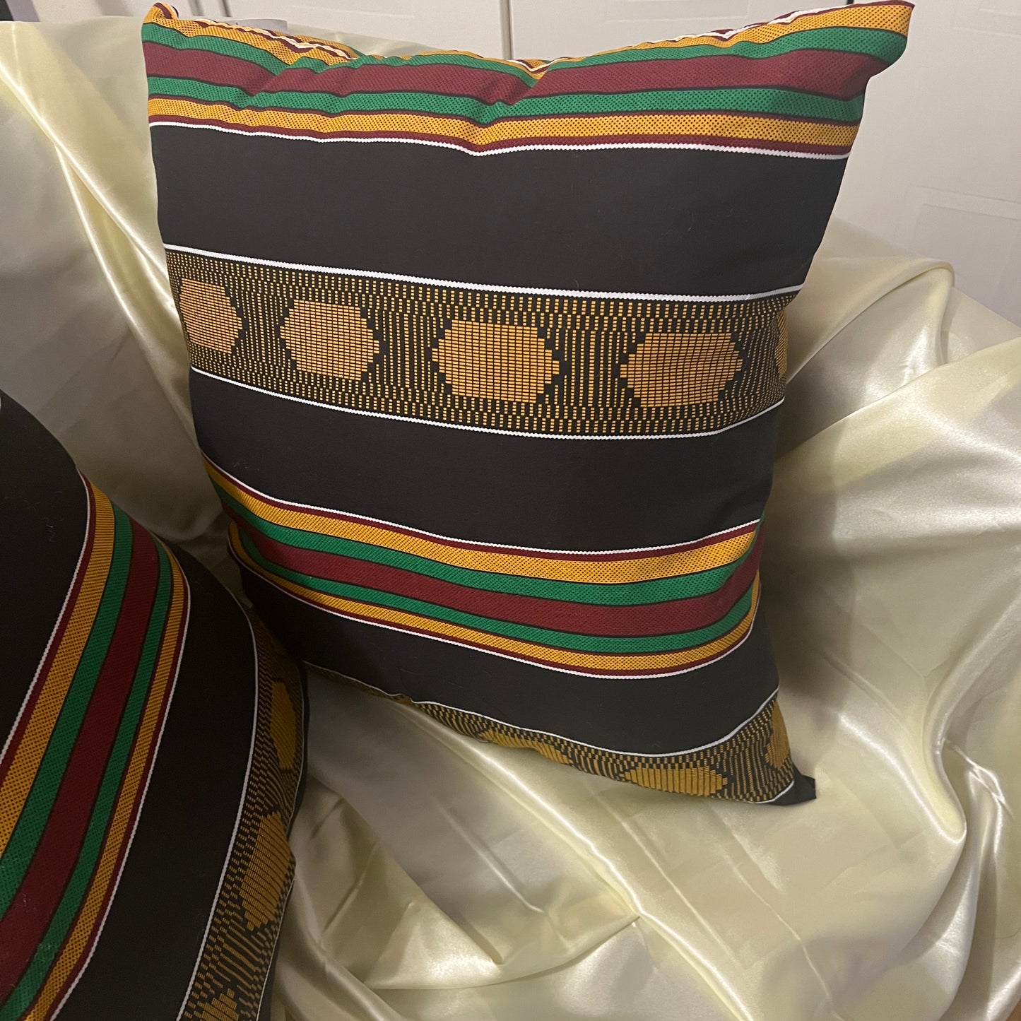 Alluring African Throw Pillows (2 included).