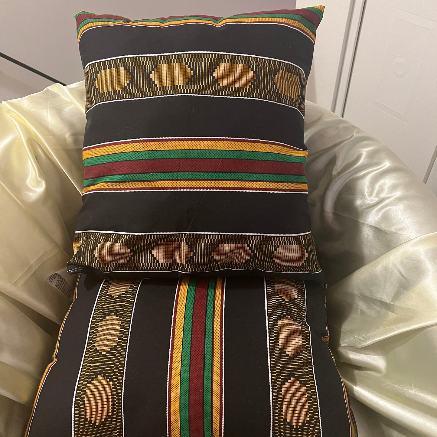 Alluring African Throw Pillows (2 included).