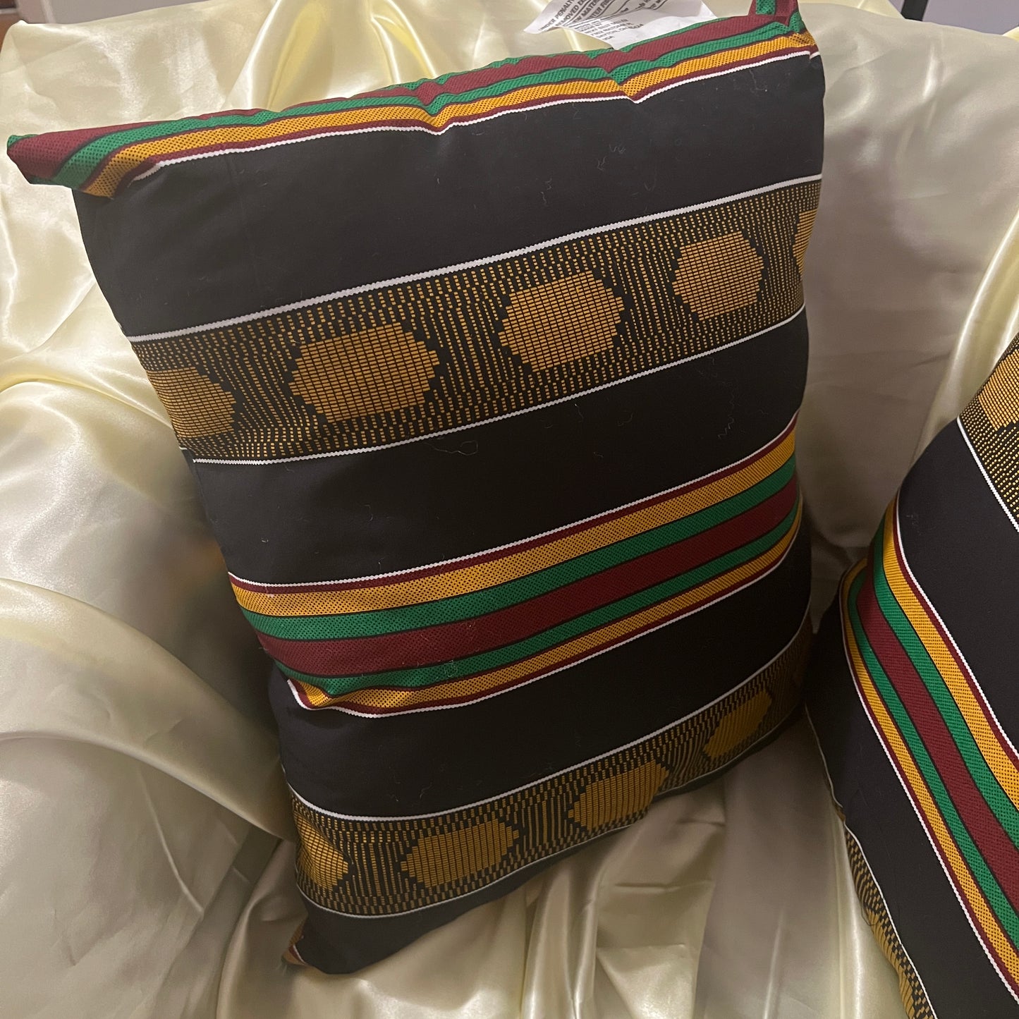 Alluring African Throw Pillows (2 included).